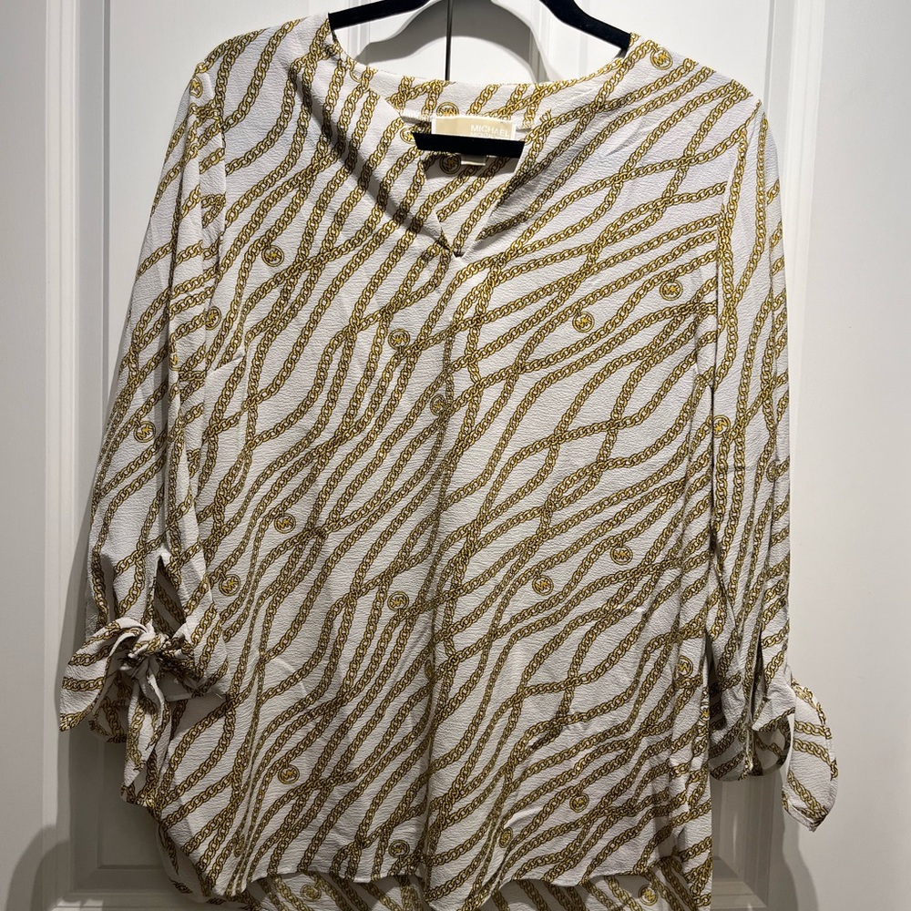 Michael Kors chain print Blouse
